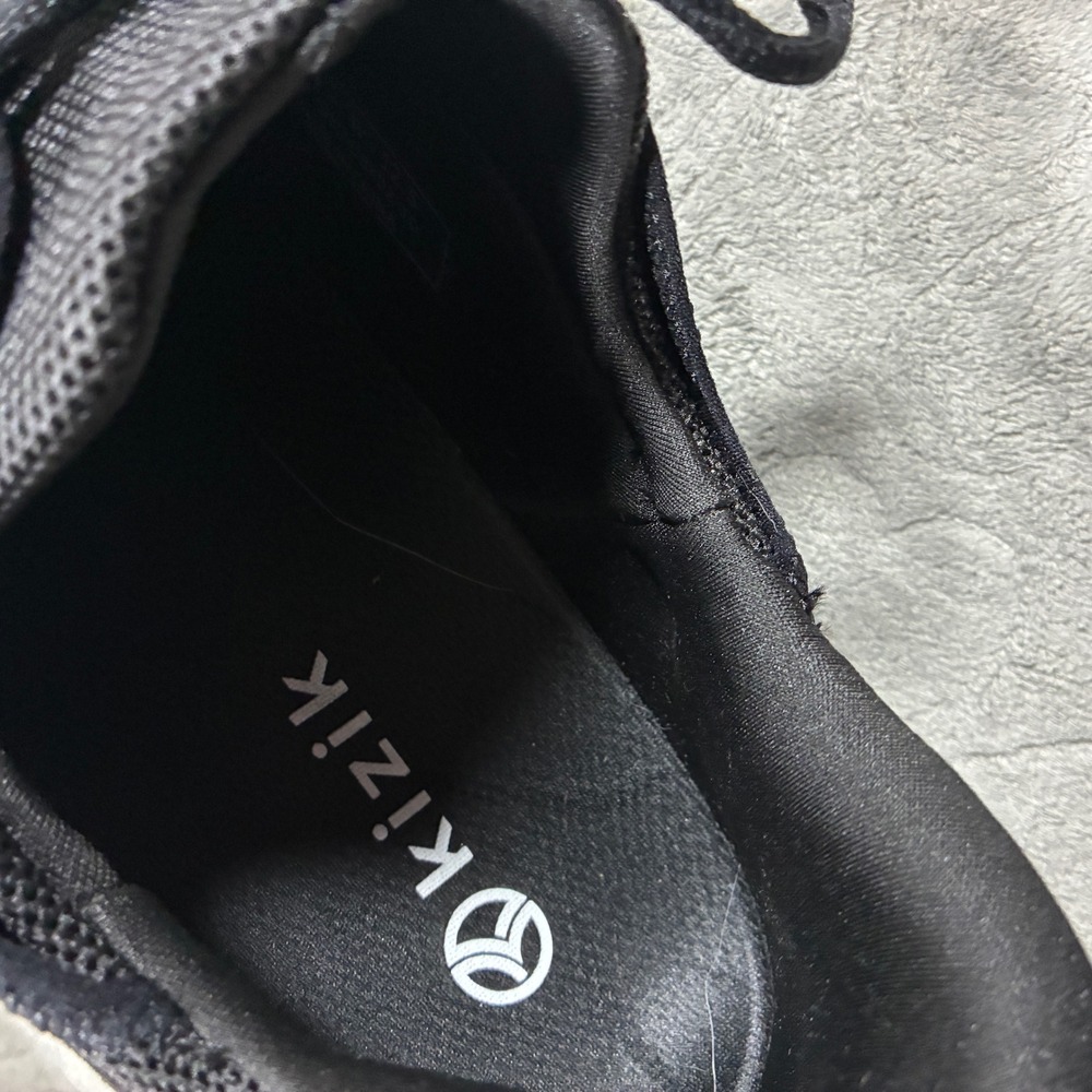 Kizik Mens Madrid Eco Knit Hands-Free Sneakers Size 11 Black Comfort Shoes - Picture 6 of 11
